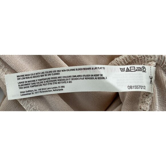 Intimately Free People In Your Arms Beige Long Sleeve Bodysuit Thong NWOT XS - Picture 7 of 9